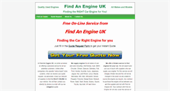 Desktop Screenshot of findanengineuk.com